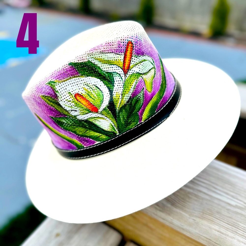 Hand painted hat